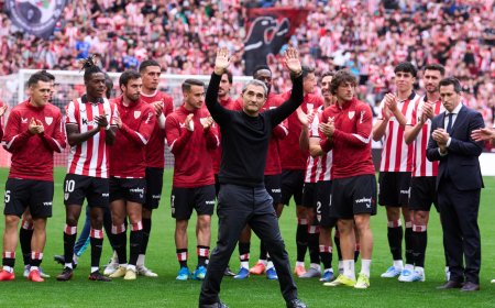 El último viaje de Ernesto Valverde en San Mamés: “Ha sido un referente silencioso dentro y fuera del campo”