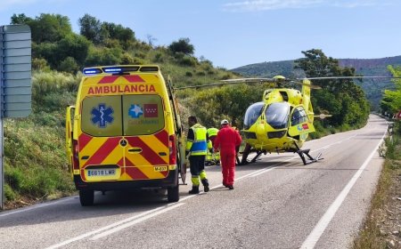 Fallece un motorista de 59 años al chocar contra un coche en una carretera de Patones (Madrid)
