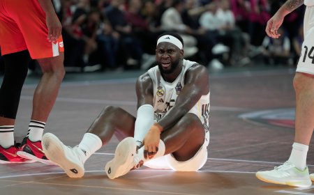 Usman Garuba tiene roto el tendón de Aquiles y estará cerca de un año de baja