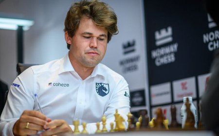 El ajedrecista Carlsen en gran crisis: tres derrotas en cinco rondas