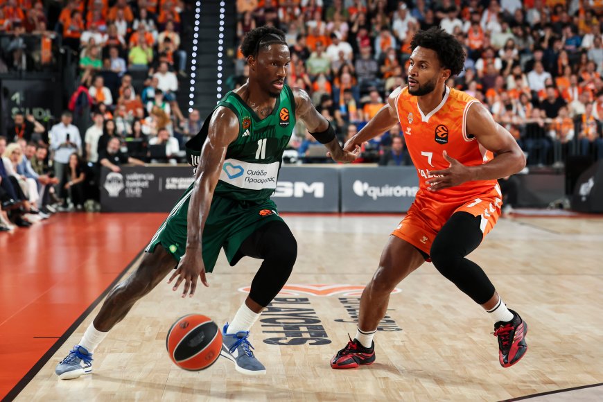 El Valencia Basket ve alejarse la Final Four tras una cruel derrota ante el Panathinaikos: 105-107