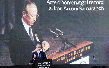 Barcelona reivindica el legado olímpico de Juan Antonio Samaranch