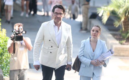 El galán televisivo Luis Lorenzo y su pareja, vistos para sentencia