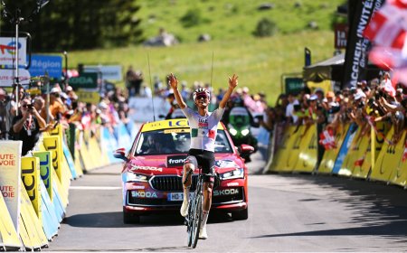 Isaac del Toro hace brillar en los Alpes el maillot de campeón de México un mes antes del Tour