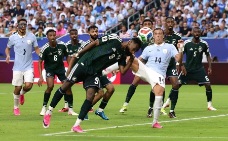 Arabia Saudí también se amuralló ante Uruguay