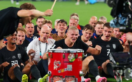 Haaland también sigue la estela de Messi y Mbappé con su segundo doblete en el Mundial en la victoria de Noruega ante Senegal
