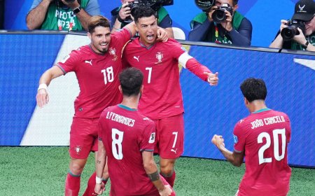 Cristiano Ronaldo al fin se une al ‘show’ del Mundial: doblete ante Uzbekistán y récord histórico