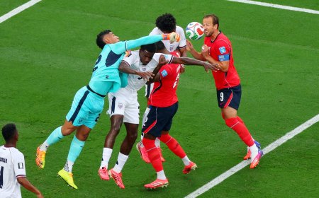 Panamá - Inglaterra, en directo | empate a cero al descanso en un duelo soporífero