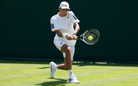 Rafa Jódar, a punto y ante el reto de la hierba: “Jugar aquí es prácticamente otro deporte...”