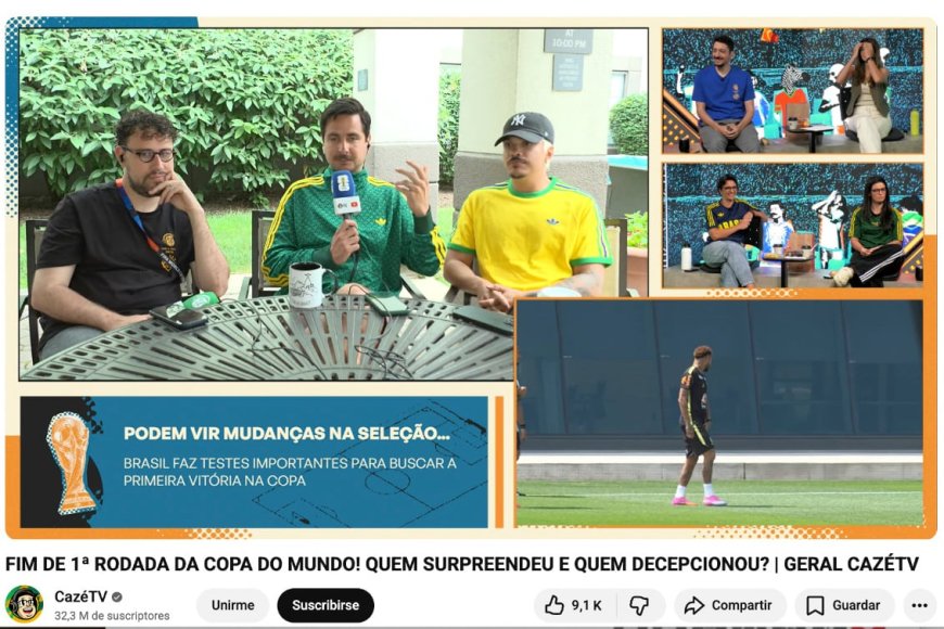 ¿Ver el Mundial completo gratis en YouTube? Sí, en Brasil de la mano de un ‘streamer’