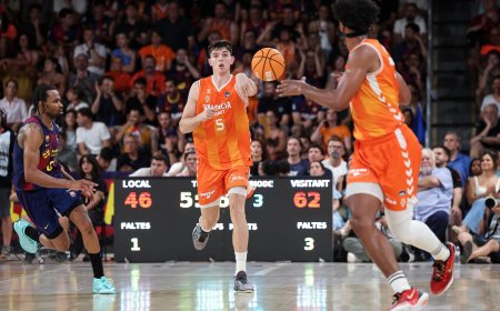 Sergio de Larrea se despide del Valencia Basket para poner rumbo a la NBA: “Gracias por este viaje. Ojalá nuestros caminos se vuelvan a encontrar”