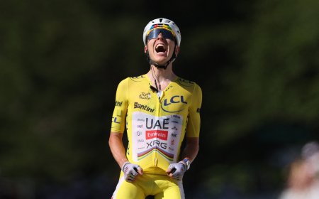 Pogacar arrasa de nuevo en el Tour con un ataque a 15 kilómetros de meta, se lleva la victoria en solitario y amplía su renta en la general