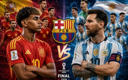 EL GRAN DUELO: LOS QUE ESPERAN MUCHO UNA FINAL ENTRE EL MEJOR Y EL SUCESOR, MESSI VS LAMINE
