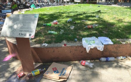La resaca mundialista se deja sentir en Madrid en forma de basura