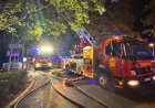 Ocho vecinos intoxicados en el incendio de una vivienda en Tres Cantos