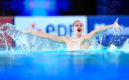 Iris Tió conquista la medalla de oro en el solo técnico de los campeonatos de Europa de natación sincronizada