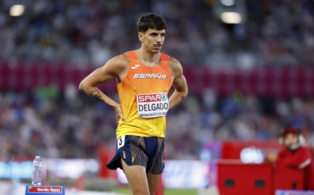 Delgado siente que deja escapar una medalla en los 400m vallas