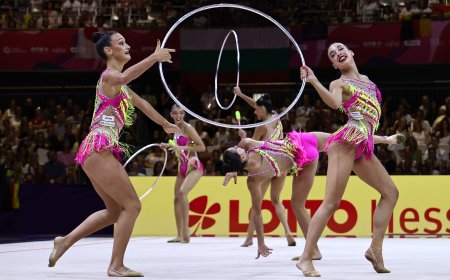 España suma la plata en la final de aros y mazas y cierra el Mundial de Fráncfort con otra medalla