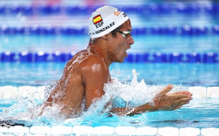 Hugo González inaugura con una plata el medallero español en los Europeos de Natación