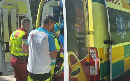 Muere un trabajador al volcar la máquina que manejaba en el parque de Enrique Tierno Galván de Madrid