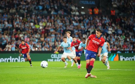 Osasuna saca rédito en Balaídos de la inferioridad numérica del Celta