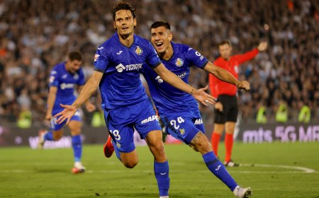 Enes Unal sostiene al Getafe en la caldera de Belgrado
