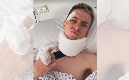 Pogacar, estable tras su primera noche en el hospital, será operado en Barcelona cuando mejore tras la conmoción cerebral