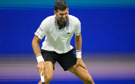 Djokovic desfallece en una tortuosa noche contra Navone: de los vómitos al llanto