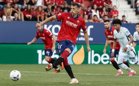 Budimir, de penalti, consolida ante el Getafe el buen arranque de Osasuna