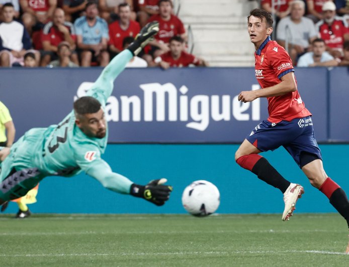 Ryan amarga con sus paradas el estreno de Ramis en Osasuna