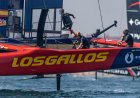 El hirviente Mediterráneo es seda para Los Gallos, que deslumbran en la primera jornada del SailGP de Valencia