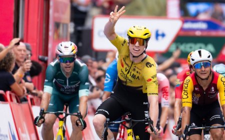 A Matthew Brennan no hay quien le pille en la Vuelta a España