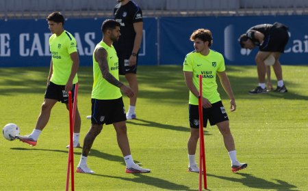 Julián Alvarez entra en la lista del Atlético para San Mamés y Simeone advierte: “Como dice Futre, el perdón no es con palabras, es con goles”