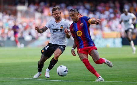 Valencia - Barcelona en directo | Raphinha pone tierra de por medio con el tercero