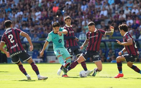 Levante - Barcelona en directo | Lamine marca el segundo del Barça y amplía la ventaja