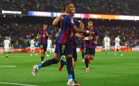Barcelona - Racing de Santander en directo, el partido de la Liga en vivo | El Barça golea al Racing de Santander