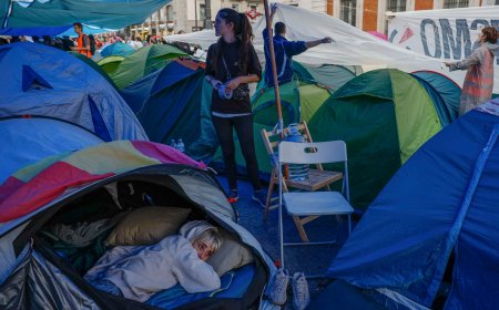 Radiografía de la acampada de Sol: así se organizó en una noche el campamento que ya reúne a miles