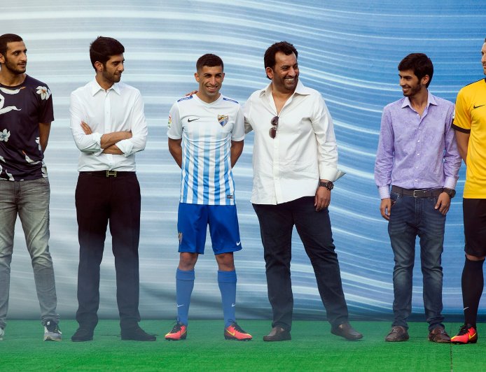 Detenido en Alemania uno de los hijos del jeque Nasser Al Thani, acusado de irregularidades en la gestión del Málaga CF
