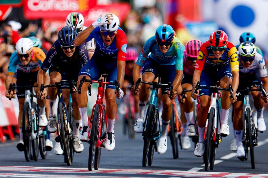 Tronchon se aprovecha del gazapo del Visma y vence la etapa de la Vuelta al ‘sprint’