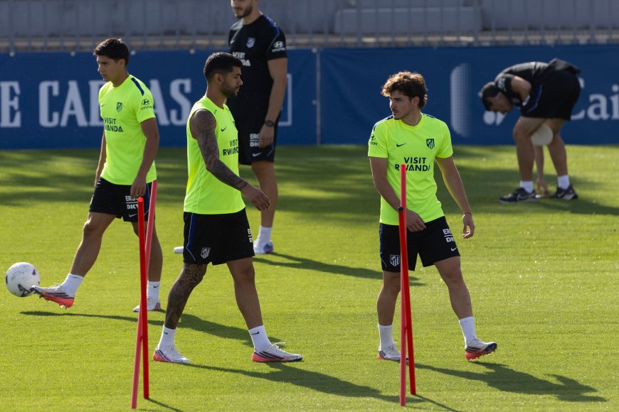 Julián Alvarez entra en la lista del Atlético para San Mamés y Simeone advierte: “Como dice Futre, el perdón no es con palabras, es con goles”