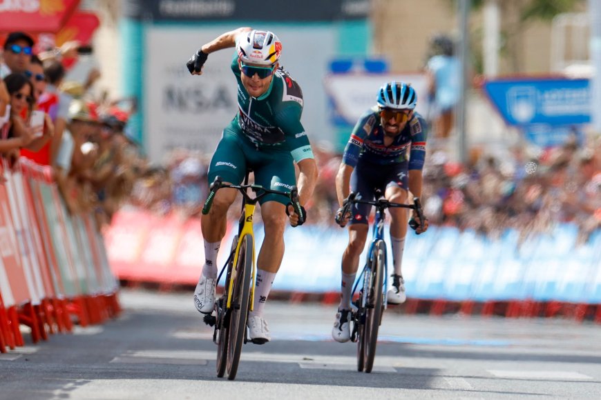 La persistencia de Van Aert tiene su recompensa en la Vuelta a España
