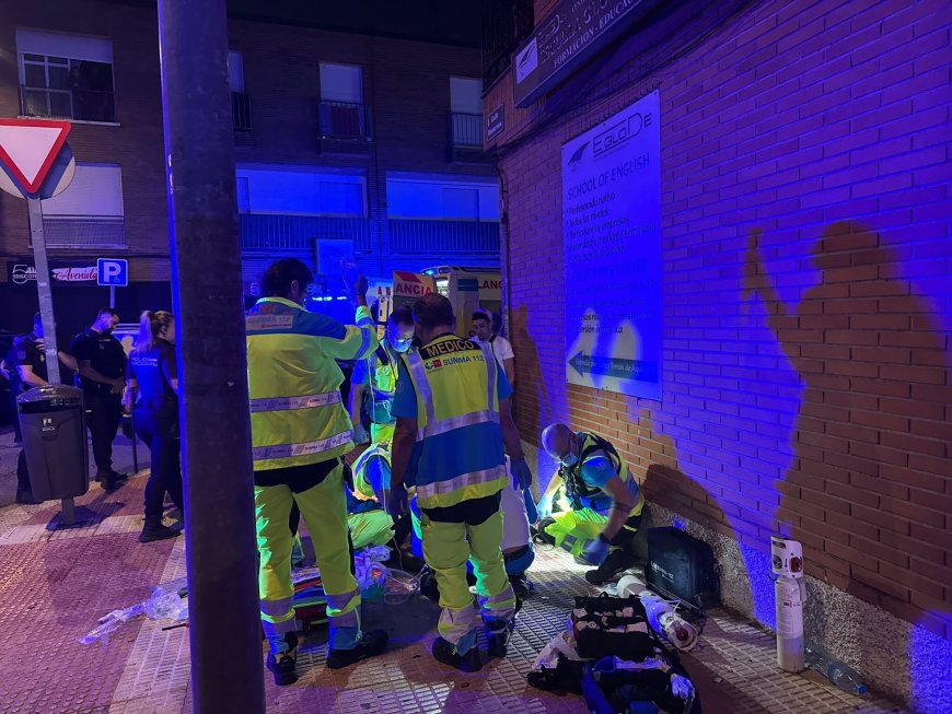 Un joven muerto de una puñalada en el cuello y otro herido en el pecho en Parla