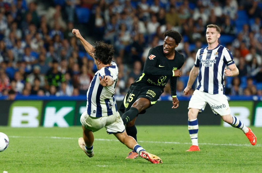 El Atlético vence pero no convence ante una sólida Real Sociedad