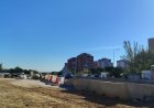 Desvío provisional temporal del tráfico en el paseo de Extremadura, en Madrid, por las obras de la A-5