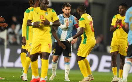 “Queríamos intercambiar camisetas, pero no conseguimos ni una foto con Messi”: el amargo recuerdo de Benín tras jugar con Argentina
