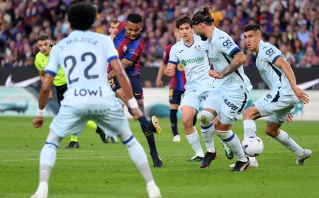 El Barça muerde más que el Getafe
