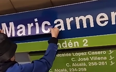 De estación El Carmen a estación Maricarmen: el homenaje a la mujer desahuciada en el metro de Madrid