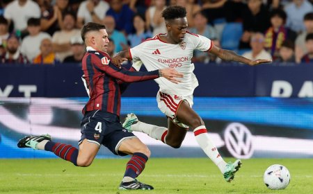 Angustioso empate del Levante ante un Sevilla superior