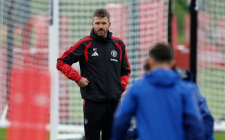 La tristeza de Carrick preside la comitiva del Manchester en Madrid