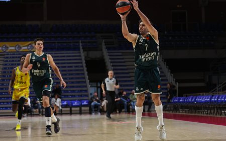 El Madrid se hincha a triples en su victoria ante el Maccabi (99-113)